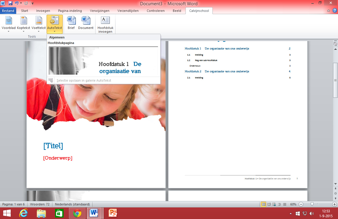 Johannes-Calvijnschool-rapport-template